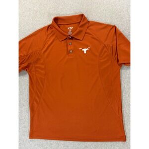 Texas Longhorns Stitched Logo Short Sleeve Campus Polo Shirt (Men's Large)